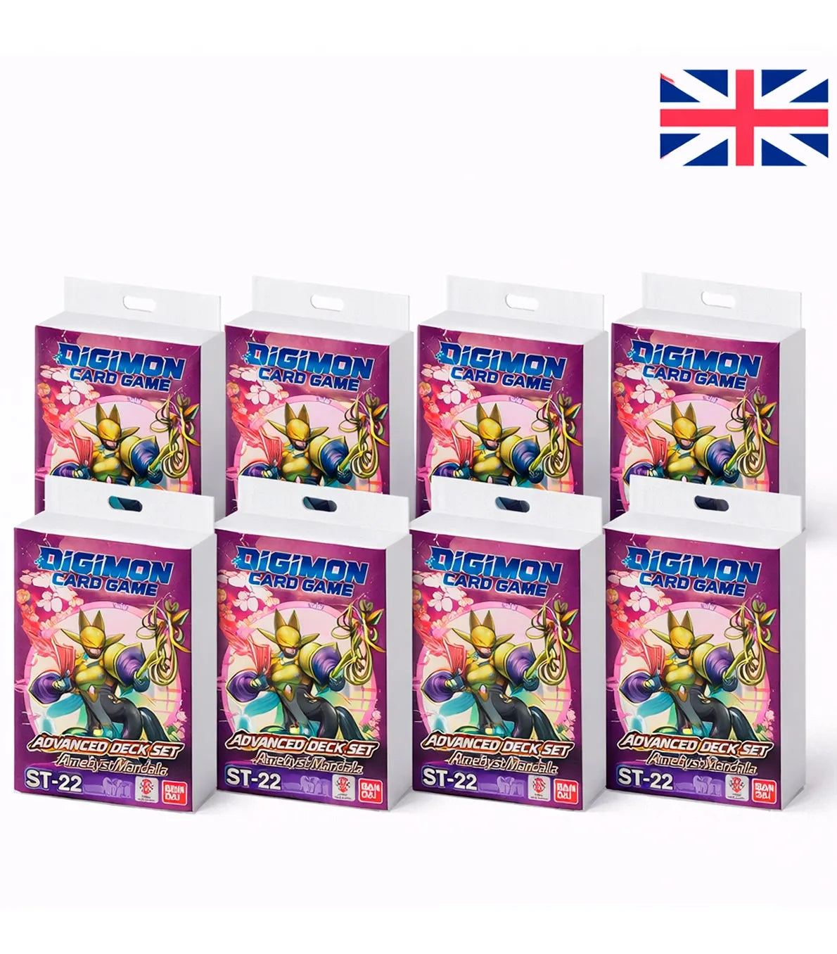 Advanced Deck ST-22 (8 Mazos) - Digimon Card Game (Inglés)