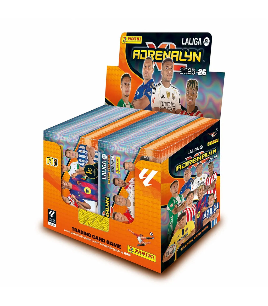 Caja de 50 sobres Adrenalyn XL Liga 2025-26 - Panini Cromos