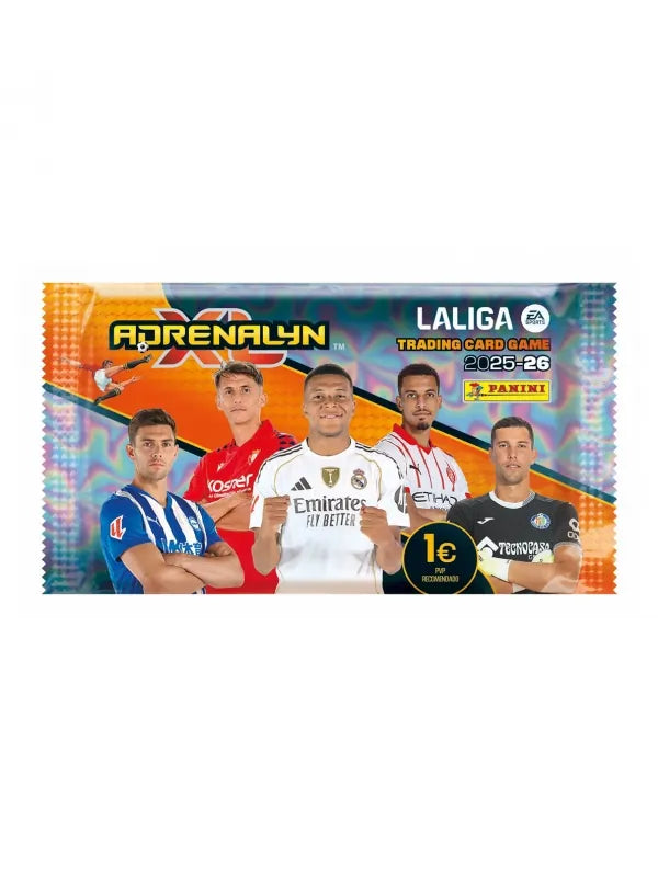 Caja de 50 sobres Adrenalyn XL Liga 2025-26 - Panini Cromos