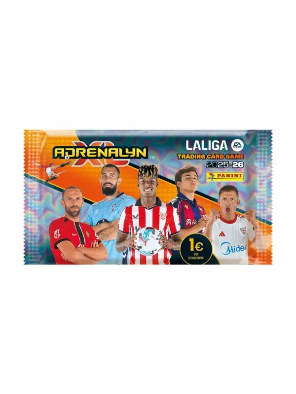 Caja de 50 sobres Adrenalyn XL Liga 2025-26 - Panini Cromos
