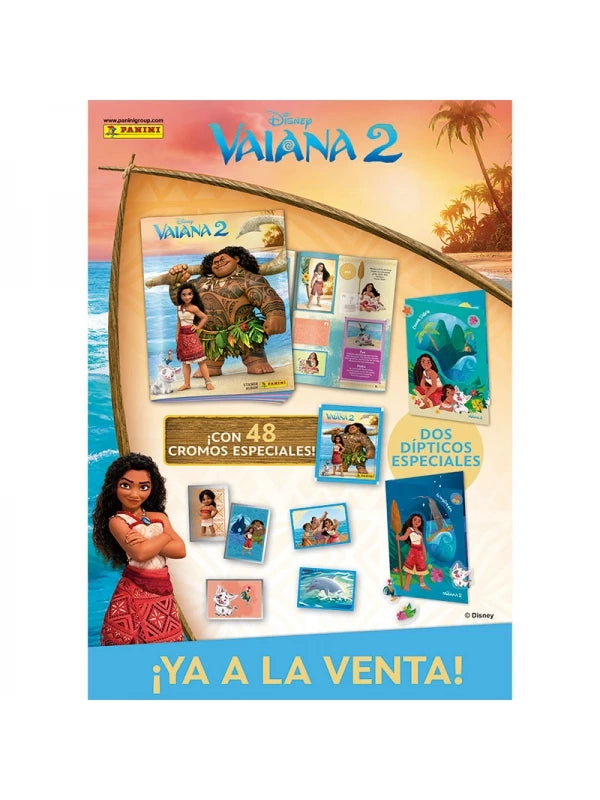 Starter Pack (Álbum + 4 sobres ) Vaiana 2 de Panini Cromos