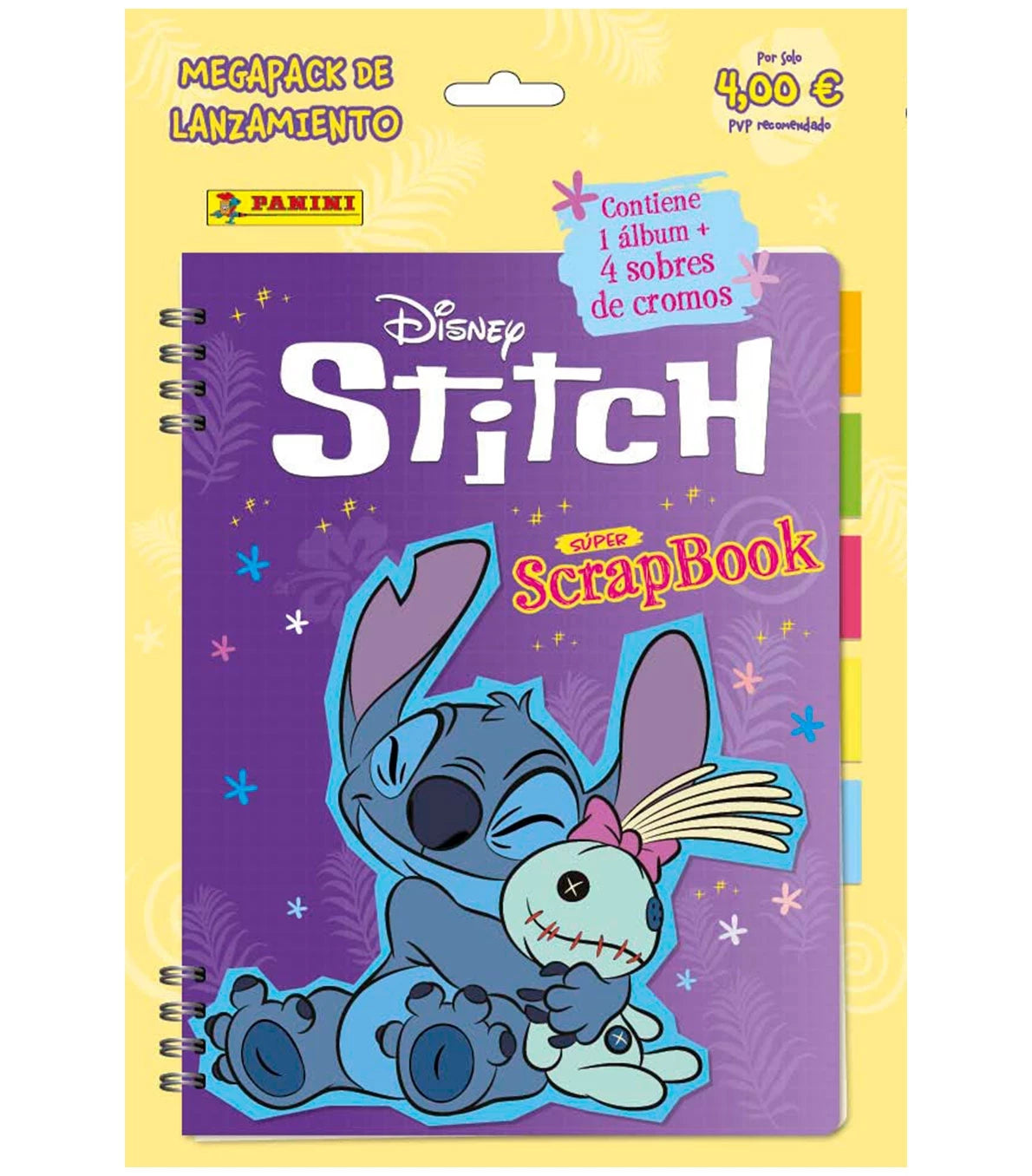 Pack Stitch 2025 (2) (Álbum + 4 Sobres) de Panini Cromos