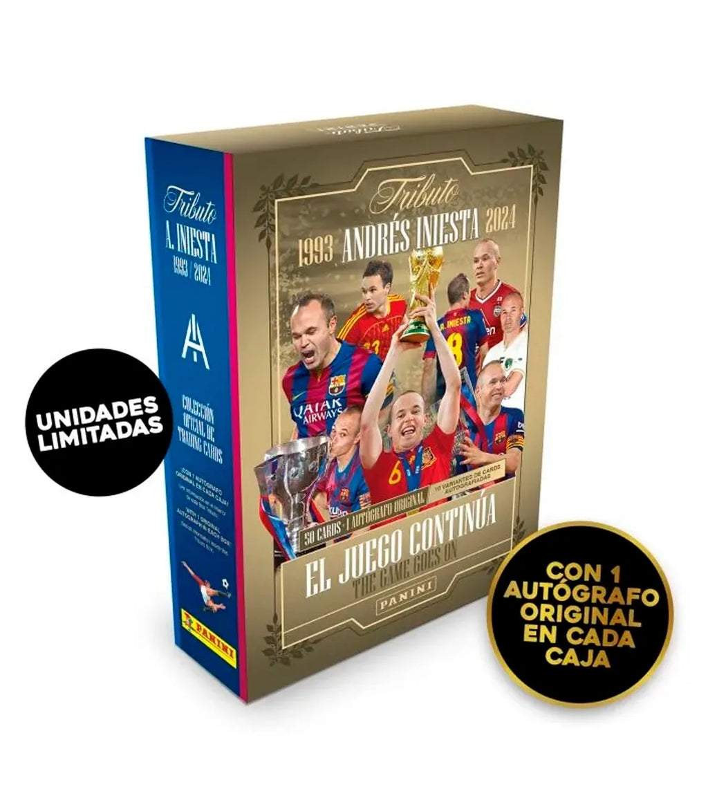 Collector Box - Tributo Andrés Iniesta 1993-2024 - Panini Cromos