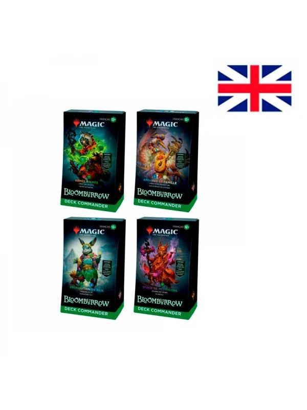 Commander Display (4 mazos) Bloomburrow - Magic The Gathering (Inglés)