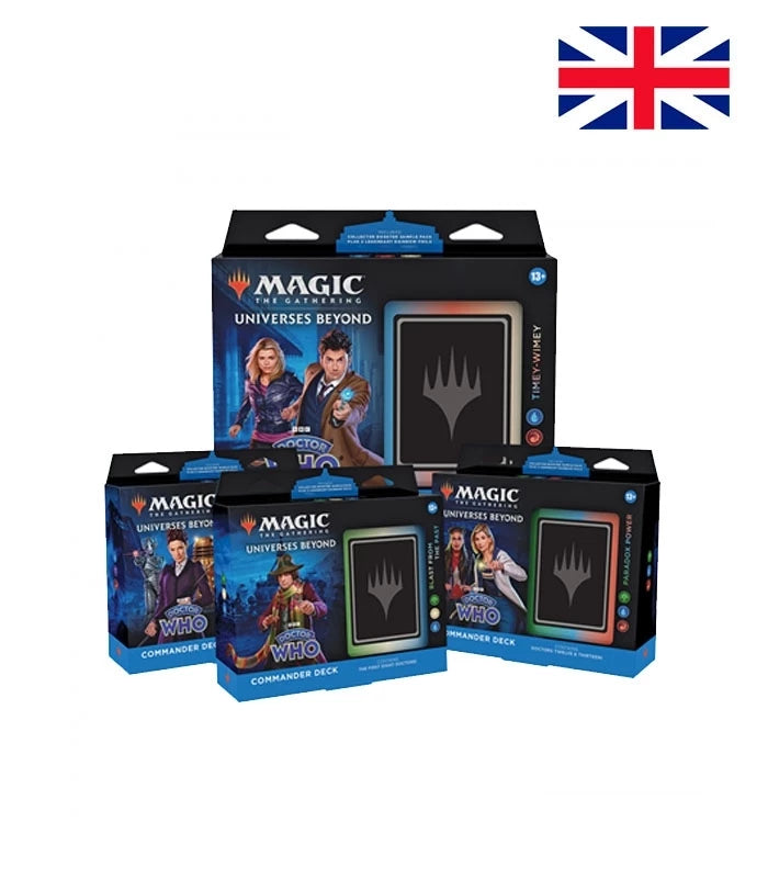 Commander Display (4 mazos) Doctor Who - Magic The Gathering (Inglés)