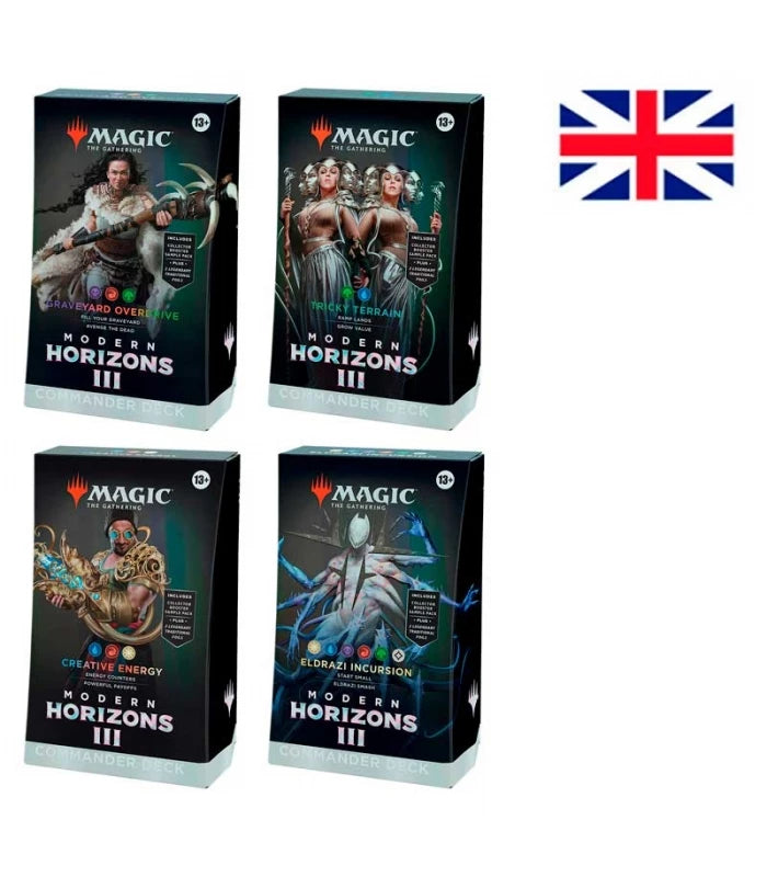Commander Display (4 mazos) Modern Horizons 3 - Magic The Gathering (Inglés)