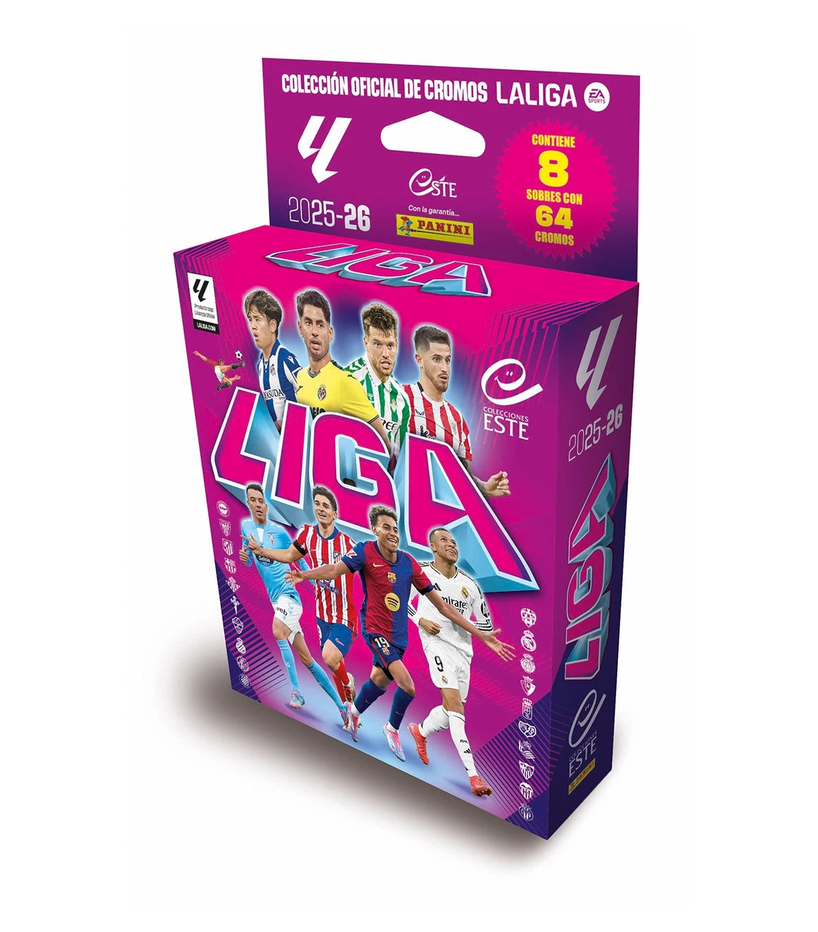 Eco Blister 8 Sobres La Liga 2025/26 de Panini Cromos