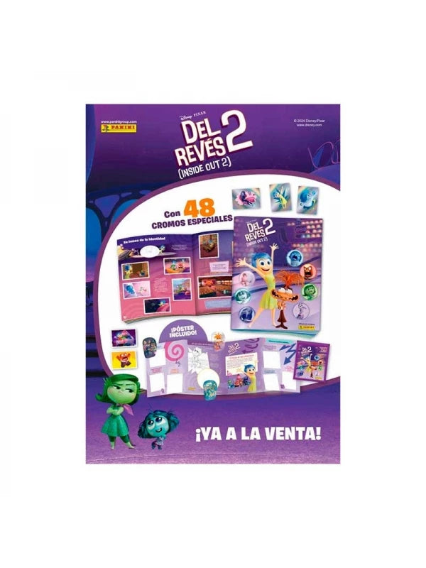 Inside Out 2 (Del Revés 2) Pack (Album + 4 SOBRES) de Panini Cromos