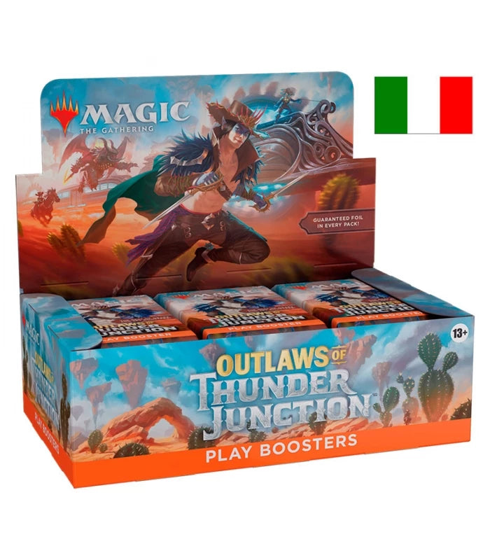 Play Booster Display (36 sobres) Outlaws of Thunder Junction - Magic The Gathering (Italiano)